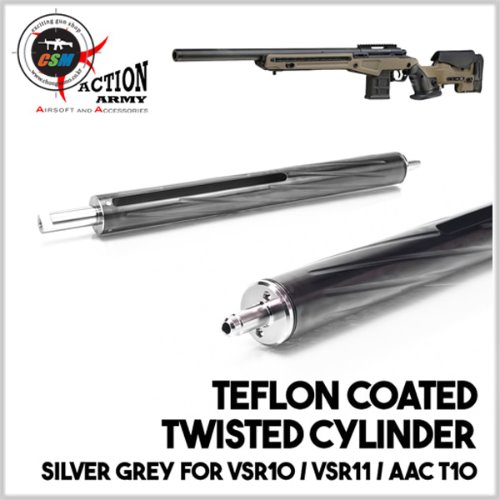 [액션아미] Teflon Coated Twisted Cylinder Silver Grey (VSR AAC10 트위스트실린더)