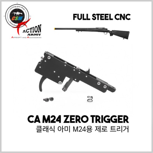 [액션아미] ACTION ARMY CA  M24 Zero Trigger / Full Steel CNC (클래식아미 스나이퍼건 제로트리거)