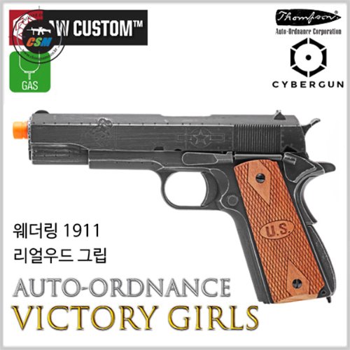 [AW Custom] WE Auto Ordnance 1911 Victory Girls + 사은품패키지 (오토 오더넌스 풀메탈 콜트 웨더링)