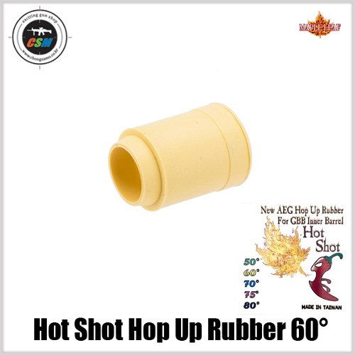 [메이플리프] Maple Leaf Hot Shot Hop Up Rubber 60도 (Used with GBB Inner Barrel)-옐로우 핫샷 홉업고무(AEG 전동건용)