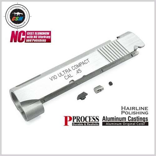 [가더] Aluminum Slide Silver Polishing for MARUI V10 (메탈슬라이드 실버 폴리싱)