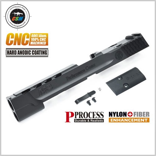 [가더] Aluminum CNC Slide for MARUI M&amp;P9L (Performance Center/Black) (알루미늄 슬라이드)
