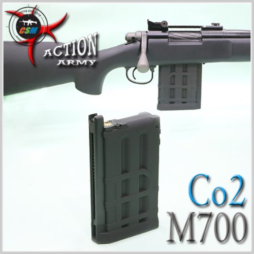 [액션아미] M700 Co2 Magazine - 28 Rds (ACTION ARMY 28발 탄창)