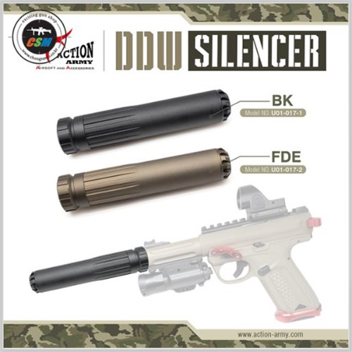 [액션아미] AAP-01 DDW Silencer (ACTION ARMY 14mm역나사 소음기)